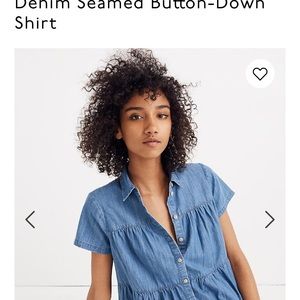 Madewell Denim Top XS